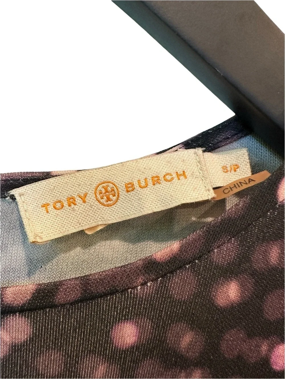 Tory Burch City Lights Long Sleeve Jersey Dress